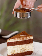 1pc Stainless Steel Powdered Sugar Shaker Cocoa Cinnamon Coffee Dusting