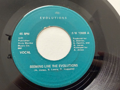 Soul Funk 45 - Evolutions ''Seeming Like The Evolutions'' F/W 13088 CLEAN HEAR