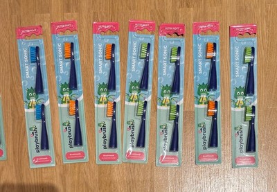 Playbrush Smart Sonic original replacement brushes in various colors/strengths
