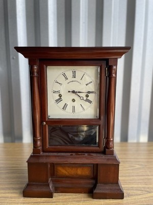 Vintage New England Clock Co. Hermle 351-030 A Pendulum Chime Clock. Works!