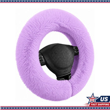 Wool Fur Steering Wheel Cover Womengirlsladies Universal 14 12 To 15 Inches