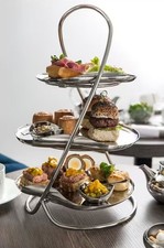 Robert Welch Drift 3 Tier Cake Stand Mirrored Stainless Steel [Missing Items]