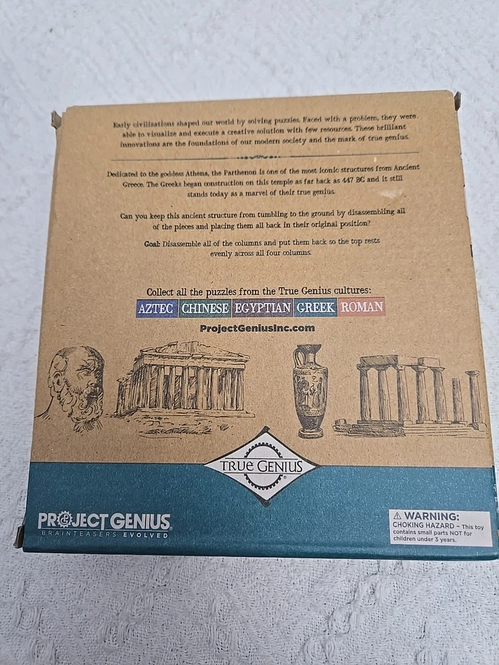 NEW Greek Parthenon 15 Piece Puzzle by True Genius - Image 2 of 4