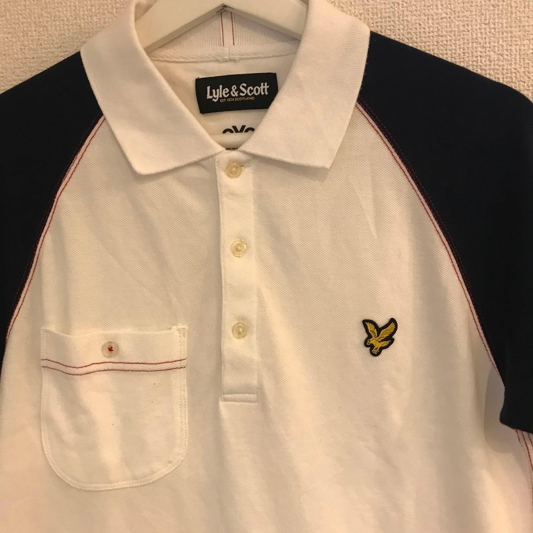 USED EXCLUSIVE COLLABORATION! JUNYAWATANABE LYLE & SCOTT SHORT-SLEEVED POLO SH image 2