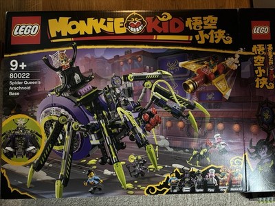 LEGO MONKIE KID: Hauptquartier der Spider Queen (80022) Vollständig Ovp