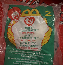 Ty Beanie Babies Antsy the Anteater McDonald's Toy 2 1993 Ages 3-7