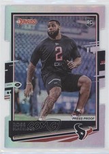 2020 Panini Donruss Rookie Press Proof Silver Die-Cut 18/75 Ross Blacklock y0i