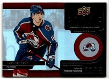 Alex Newhook 2022-23 Upper Deck Rookie Retrospective #RR-16 Colorado Avalanche