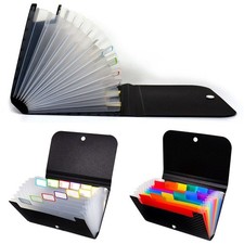 13-layer Small File Wallet Waterproof A6 Accordion Folder  Office Supplies