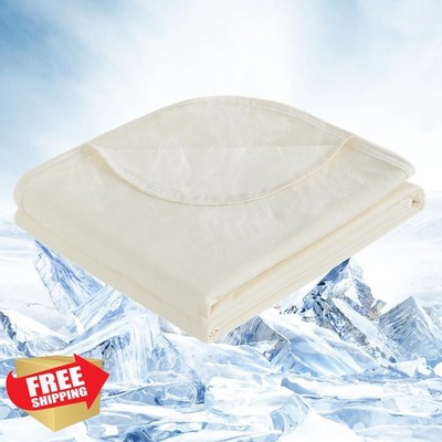 OIGAE Cooling Blanket Beige Cal King 96''x102''