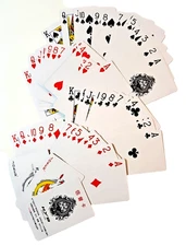 Premium Plastic Waterproof Playing Cards ~ Standard Size Sealed ~ Coffee Brown