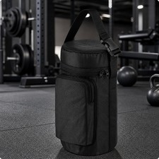 Insulated Water-Bottle Shoulder Bag Compact Water Bottle Carrier Bag with