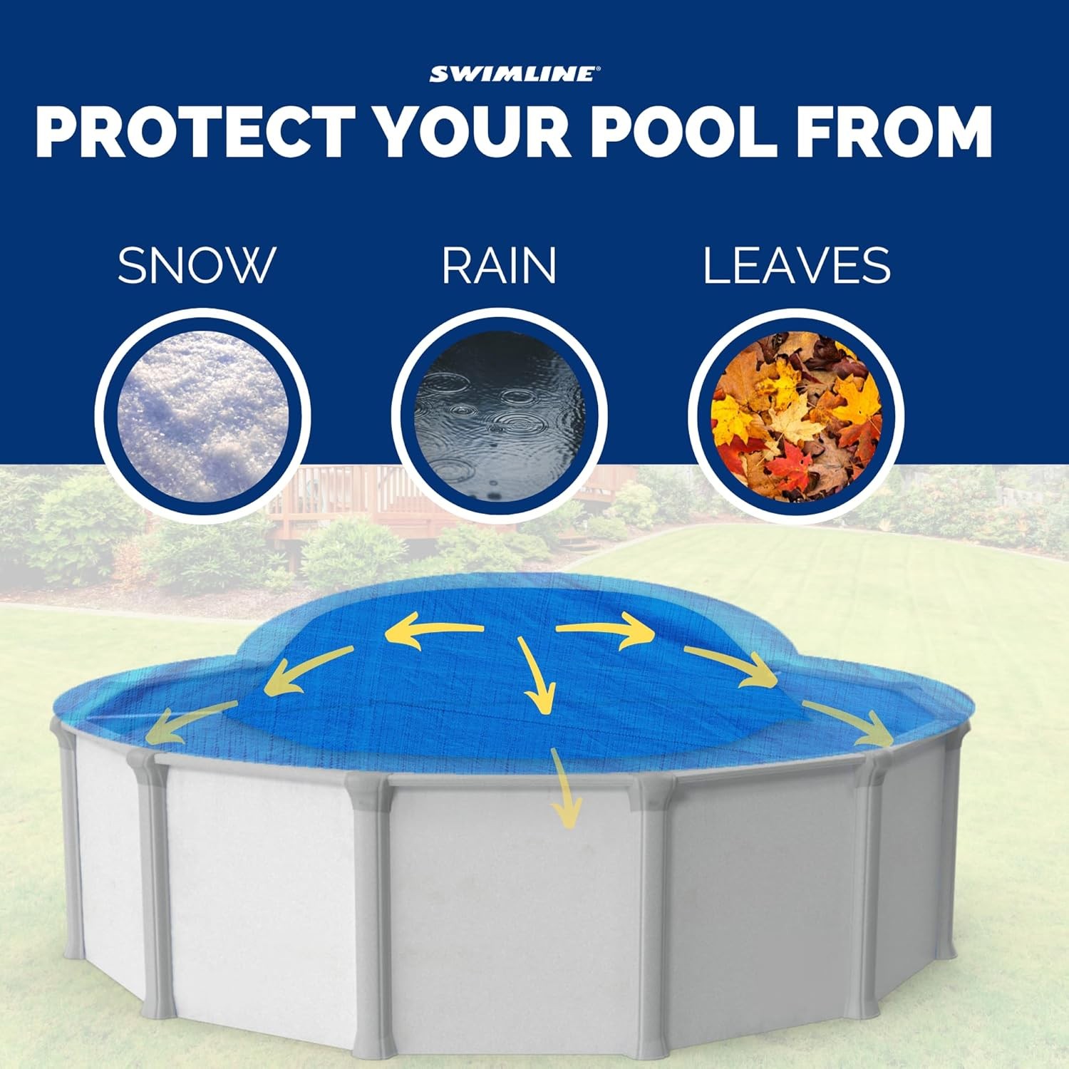 SWIMLINE HYDROTOOLS Air Pillow For 4' X (Light Blue), Multi 