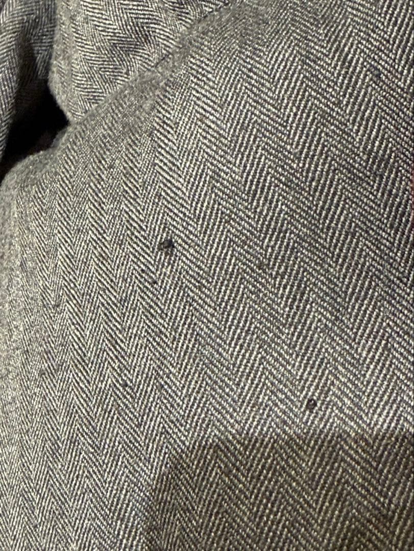 Burberry Black Label Men's Charcoal Down Coat Rabbit Fur Belt L Rare thumbnail 10