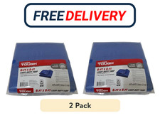 2Pack Hyper Tough Weather Resistant Light Duty 6 x 8' Polyethylene Tarp.