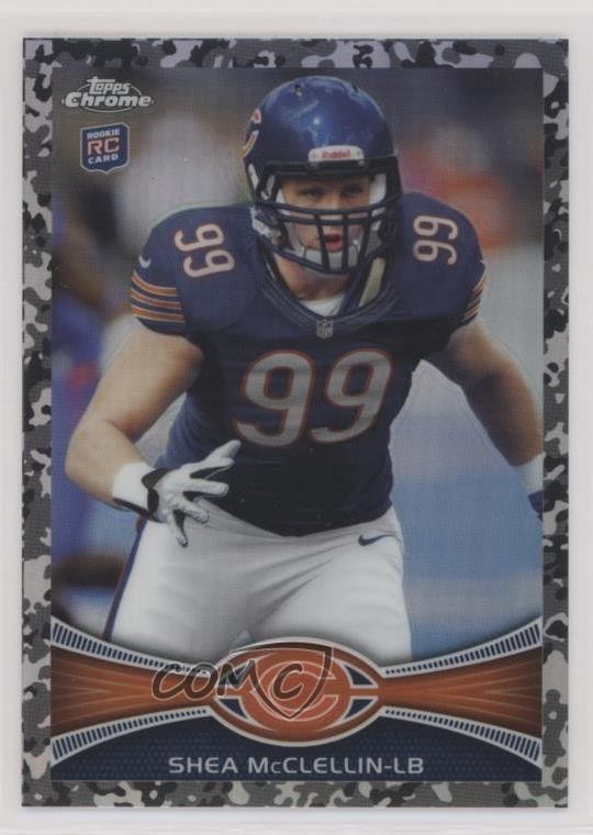 Shea McClellin Topps Chrome #123 Camo Refractor