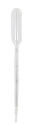 Disposable Transfer Pipettes, 5ml Capacity, Graduated 1ml by 1/4ml, Pack of 500