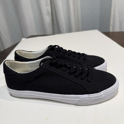 Madewell MWL Unisex Tennis Shoes Black Size M/6 5 W/8 Laces
