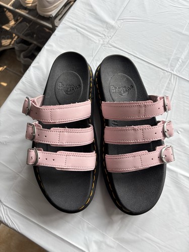 Dr. Martens scivoli donna rosa Blair plateau grosso, taglia 7, indossati una volta