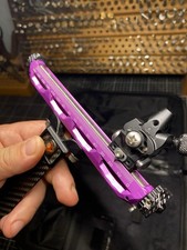 Axel Achieve XP Recurve Sight - RH- Purple - Recurve Archery