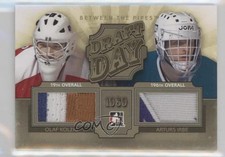 2012-13 ITG Between the Pipes Draft Day Gold /10 Olaf Kolzig Arturs Irbe 05bx