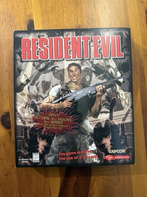 Resident Evil [PC Big Box] (Windows 95 CD-Rom) Very Good! RARE
