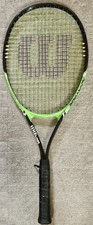 Wilson Advantage XL Tennis Racket Black and Neon Green L3 4 3/8"  Needs Grip