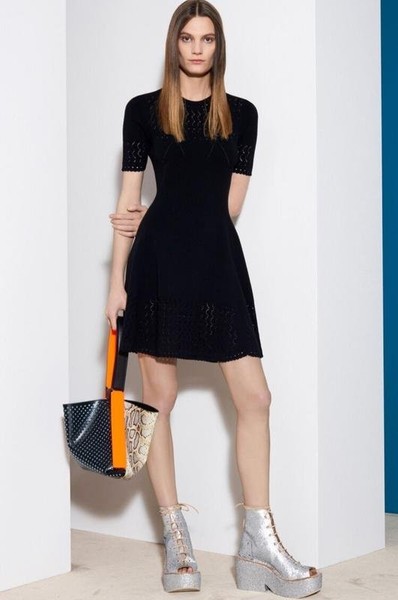 Women Kenzo Dress Black Viscose 38 / M / 46 #9VCU