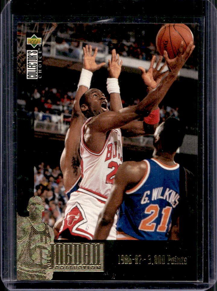 1995-96 Upper Deck Collector's Choice Michael Jordan The Collection #JC2 Bulls