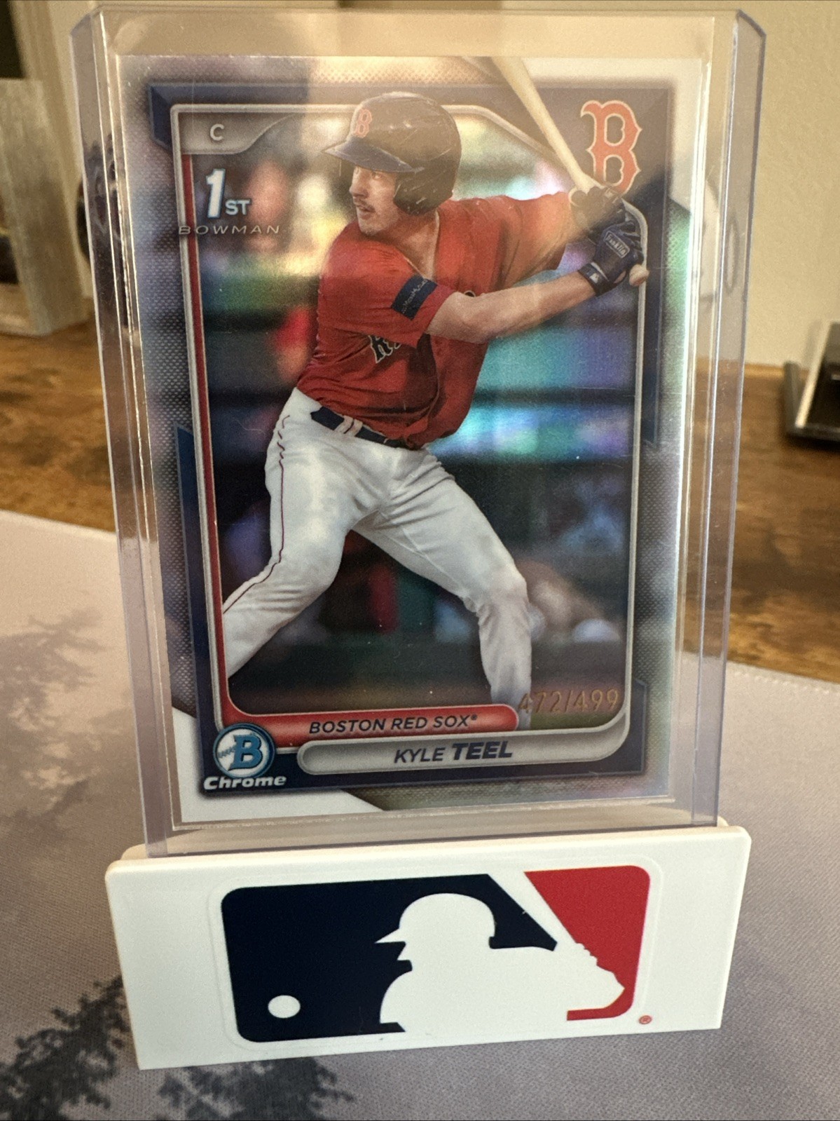 2024 Bowman - Chrome Prospects Kyle Teel #BCP-48 Refractor /499 (RC)
