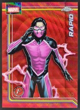 2026 Topps Chrome Marvel Comics Rapid Red Wave Refractor /5 #143 RC DD5