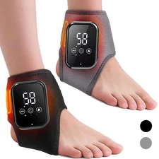 Electric Foot Ankle Massager Relieve Ankle Pain 3 Heat Levels, 3 Vibration Modes