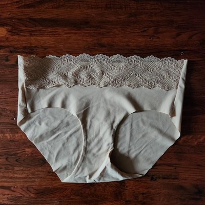 B Tempted Panties 5 Small Beige Underwear Panty Low Rise Hipster 