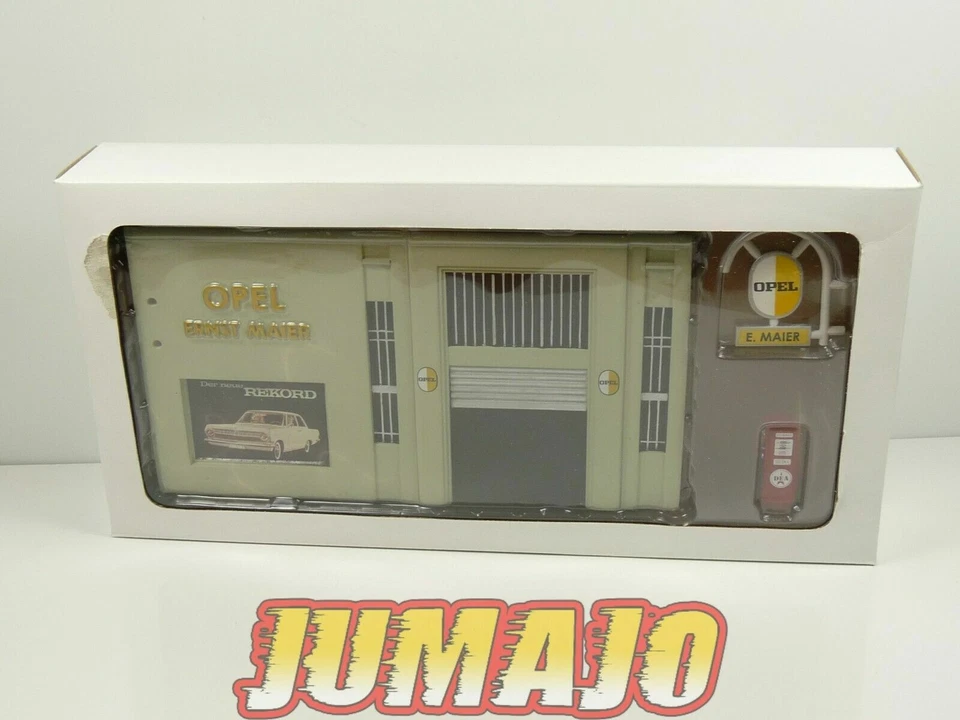 DIO5 Diorama 1/43 Eaglemoss GARAGE OPEL Résine 15 cm sur 11 cm de haut - Photo 4/4