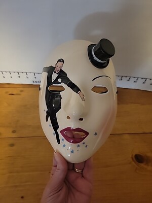 Vintage Vandor 1984 Pelzman Designs Japan Mask Ceramic Wall Decor Fred Astaire