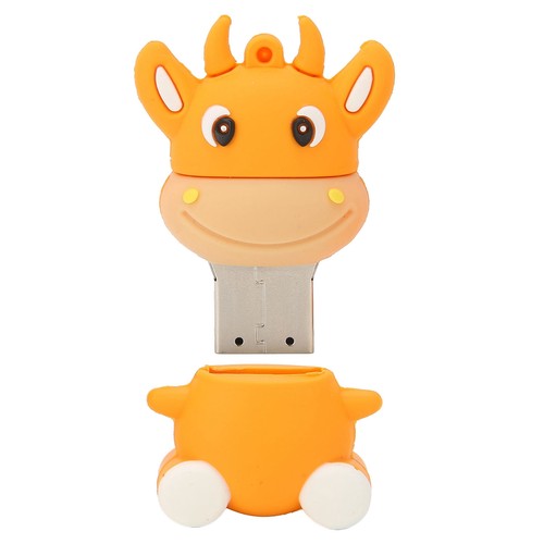 U Disk 3D Cartoon Calf Model Orange USB Storage For 7/8/10/Vista/XP/ TPG - Picture 14 of 34