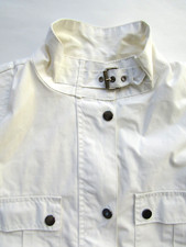 Belstaff Tourmaster trophy giacca donna 48/ UK piccola nylon bianco LJKTC312