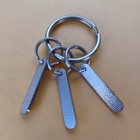Vintage 1960s Steel Key Chain Mad Men House Car Office Key Ring — photo 4
