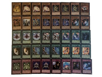 #ad YUGIOH Macro Removal Deck Lyman Banner Complete 40 Cards w Sleeves $34.95