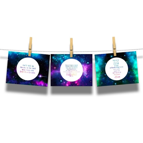 Galaxy Within Series 15-Card Postcard Collection Encouraging & Empowering - Picture 6 of 8