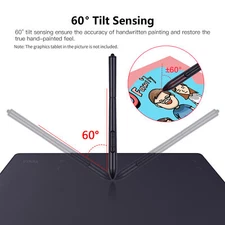 Battery-Free Stylus 8192 Levels Pressure Pen For VINSA Graphics Drawing Tablet