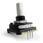 Grayhill 25LB10-Q Mechanical Encoder Rotary Incremental Flat 6oz.in Straight ...