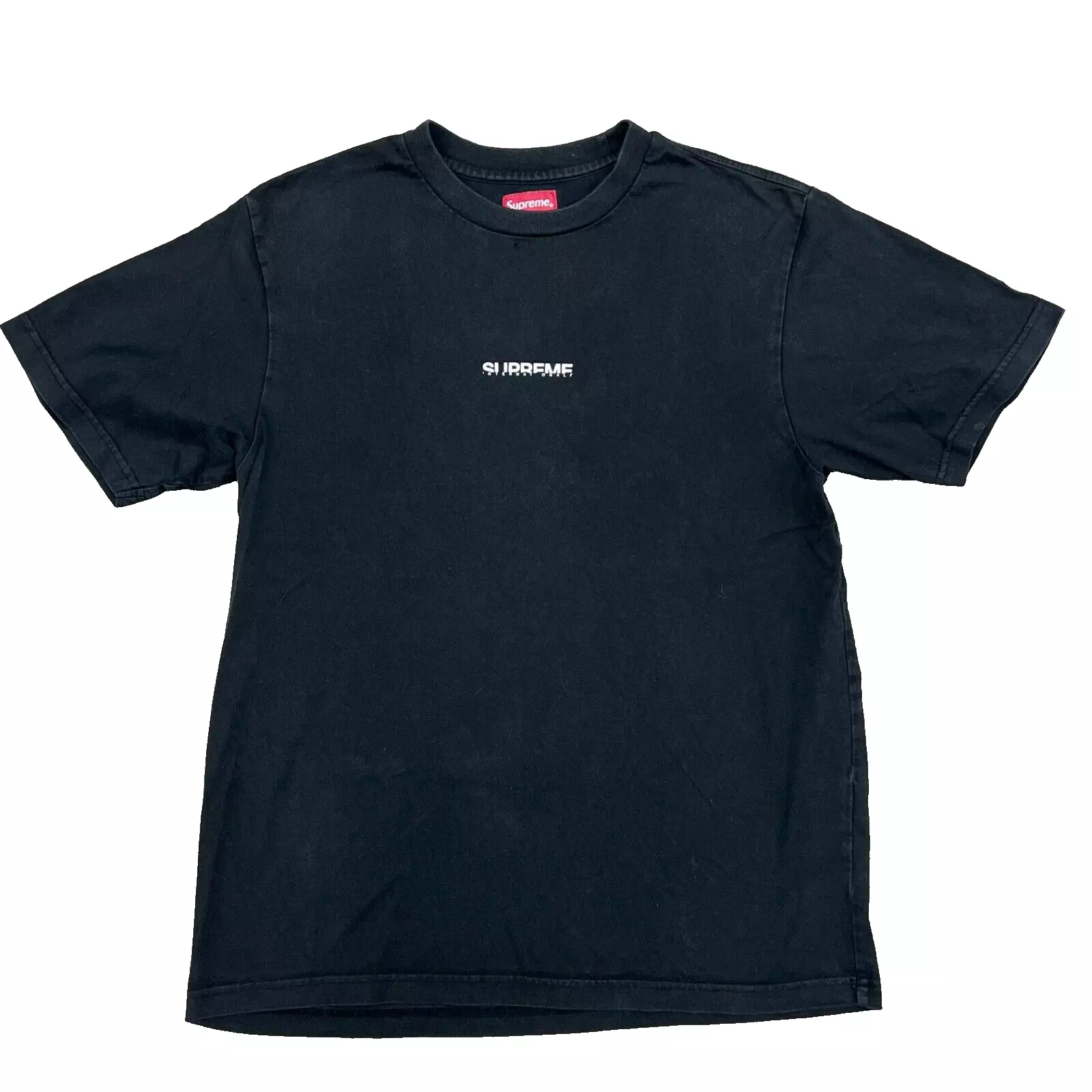 T shirt noir col rond SUPREME INTERNATIONALE collection 2019 XS S vintage