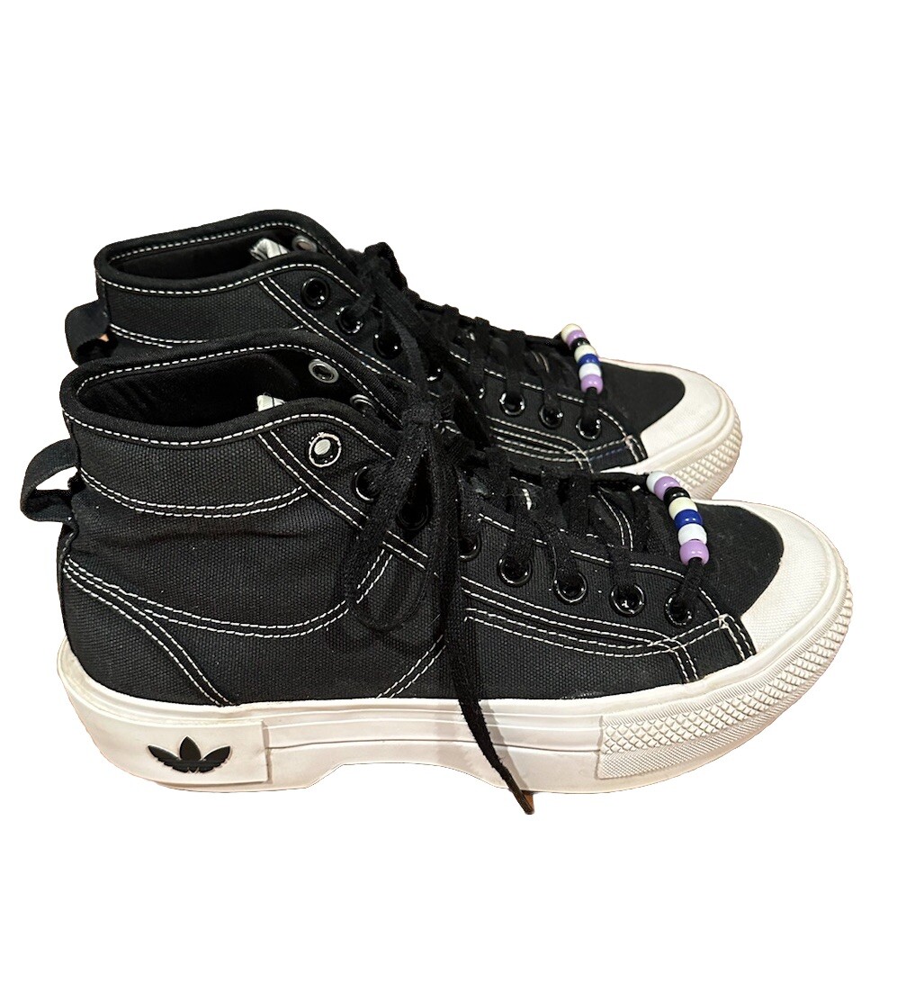 Adidas Women's GZ8857 Size Nizza Trek Black Shoes Sneakers