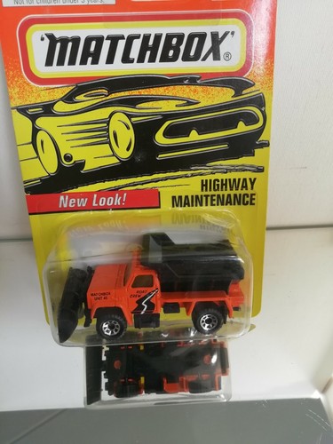 MATCHBOX AUTOSTRADA MANUTENZIONE CAMION SU BLISTER - Foto 2 di 3