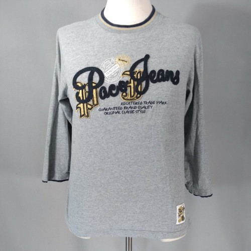 Paco jeans t-shirt youth XL grey logo 
