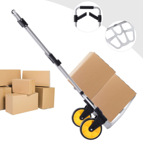 120kg/264lbs Industrieller Kompakter Faltender Handtruck Cart Gepäckwagen Dolly - Bild 4 von 24