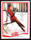 1992 Olympic Skating Champion Katarina Witt photo Diet Coke vintage print ad