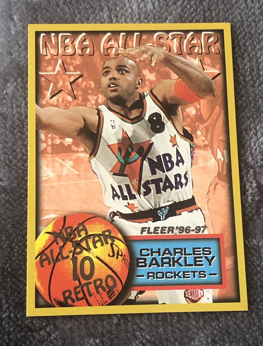 CHARLES BARKLEY 1996-97 Fleer NBA All-Star Retro 10 Insert #280