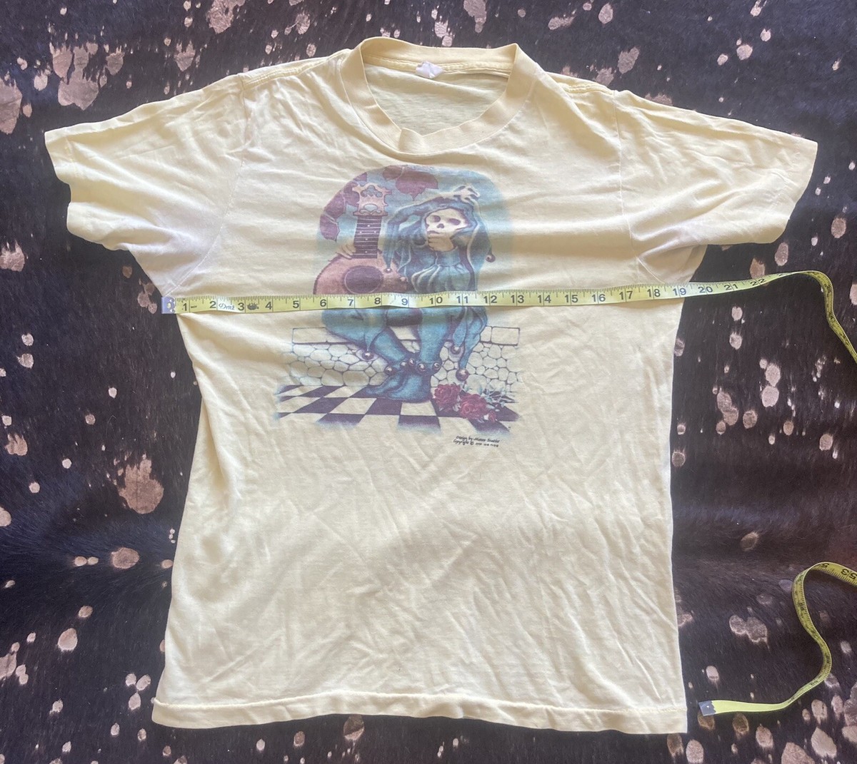 Grateful Dead Shirt M VINTAGE JESTER STANLEY MOUSE MONSTER